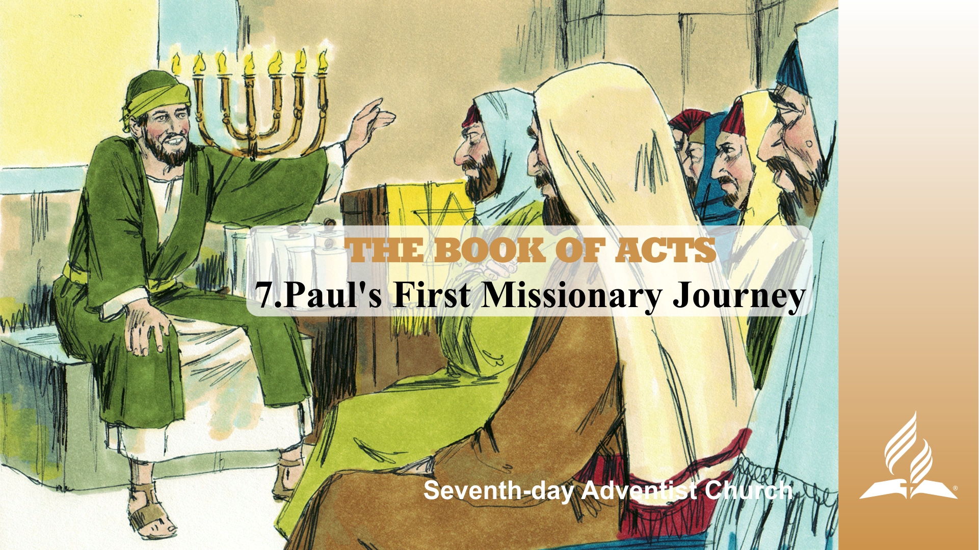 Missionary journey first pauls Acts 13:4