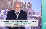 12.6 Summary – JOSEPH, PRINCE OF EGYPT | Pastor Kurt Piesslinger, M.A.